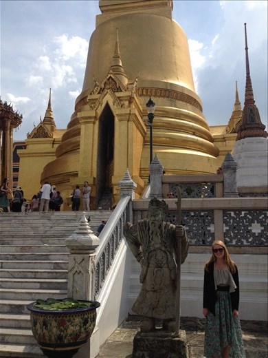 Wat Saket or Temple of the Golden Mount was just one of the many temples on the Grand Palace grounds. 