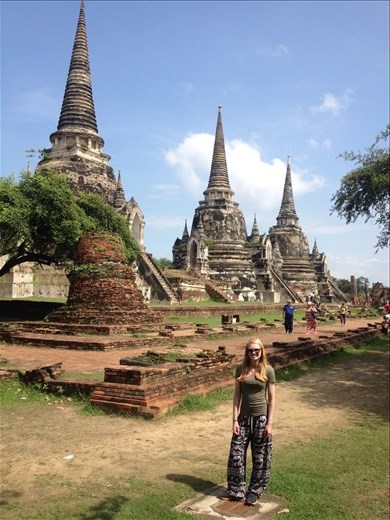 Wat Phra Si Sanpeth or Temple of the Holy was the holiest temple on the site of the old Royal Palace in Thailand's ancient capital of Ayutthaya until the city was completely destroyed in 1767. It was the grandest and most beautiful temple in the capital and served as a model for Wat Phra Kaeo in Bangkok. 