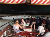 Only in Bangkok would you have to duck going under a bridge on a sight seeing cruise. : by danidawnandstevo, Views[368]