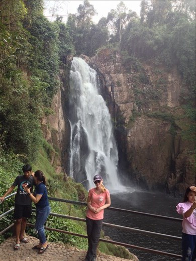 Heo Narrok Waterfall or sunken hole of hell was named by poachers who used the waterfall to herd and kill elephants. 