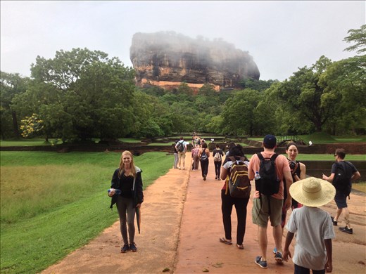 Sigiriya was a monastery built in 1-2 centuries B.C. 