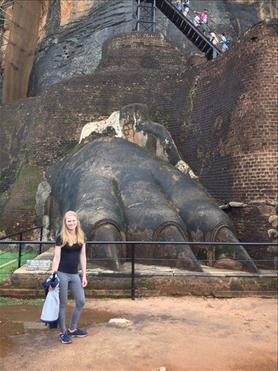 The colossal paws of the Lion's Paw Terrace provide a clear picture of the size of the gatehouse. 
