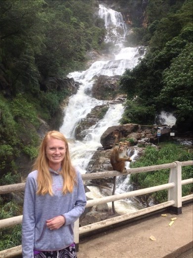 Rawana Falls and some very aggressive monkeys. 