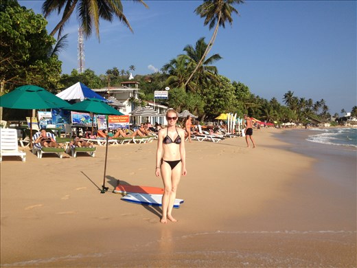 A day on Mirissa beach.
