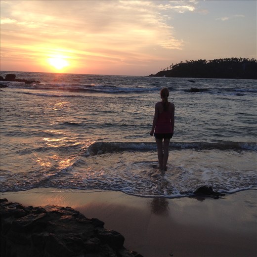 Sunset at Mirissa Beach