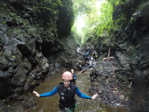 Canyoning adventure.