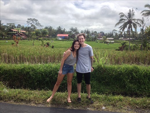 Roadside photo-op in Ubud. 