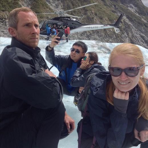 Lots going on at the helipad. 