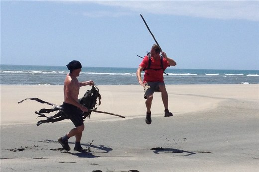 The spit has also claimed human lives from being lashed by giant seaweed. 