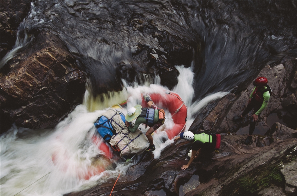 Stuck in the Pigs Trough on the Franklin River