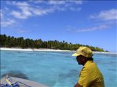 On our water taxi, the mayors brother navigating the reef: by danielleburkhardt, Views[292]