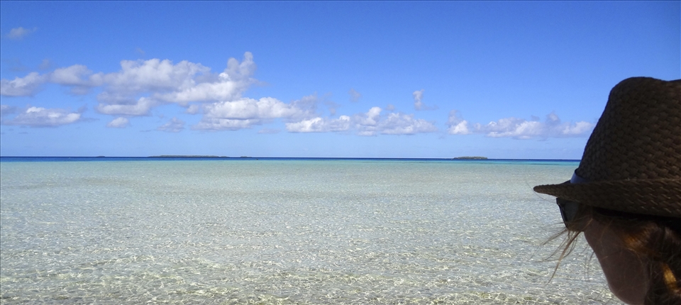 Although it looks beautiful, this reef had sunk many ships