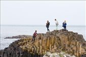 A group of teenage girls climb atop some of the 40,000 polygonal basalt columns that form the Giant’s Causeway. Although the Causeway is an after effect of intense volcanic activity, many tourists enjoy indulging in the imaginative myths surrounding its origin.

: by daniellemerchant, Views[390]