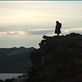 A lady looks out at sunset on Lake Titikaka, the island of Tikelae.: by daniellewatkins, Views[267]
