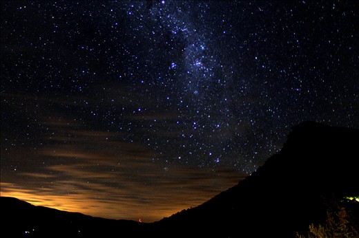 Night time in Africa