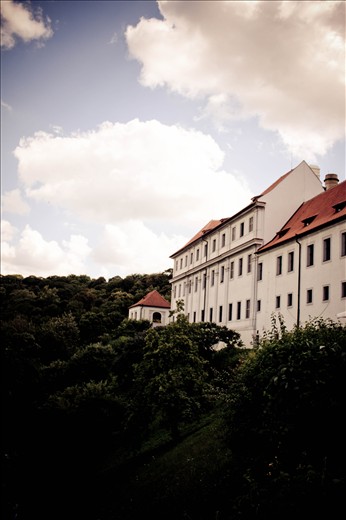 Palace overlooking the whole of Prague.