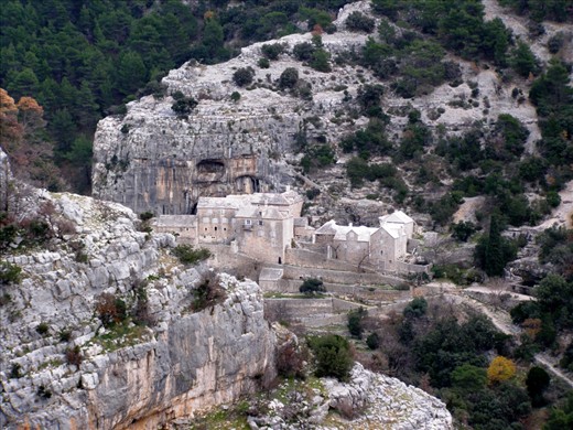 Blaca desert - monestary.  Brač is a place of strong tradition.  In 15th century Turks invaded Bosnia and glagolitic preists fleed from Poljica to Brač, where the duke of  Brač gave them a piece of land and premission to settle.  Settling in the caves, they founded the monastic cooperative and begin to cultivate the land.In  1570th  they buildt  a monastery and a church, and  increased  their holdings. They developed trade and  for a long time this desert was one of the biggest businesses on the island. Blaca were also famous for the first opservatory in this region. This place has so much history and beauty that it takes my breath away every time I see it..