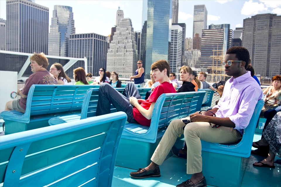 tourist life - the circle line ferry, Manhattan 