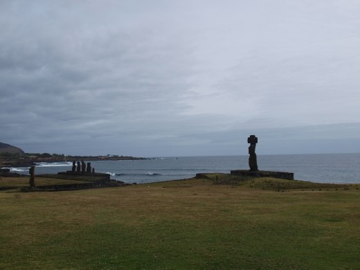 Hanga Roa - Tahai Archaelogical complex
