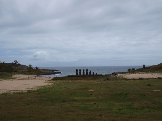 Anakena Beach - 'Ahu Nau Nau'