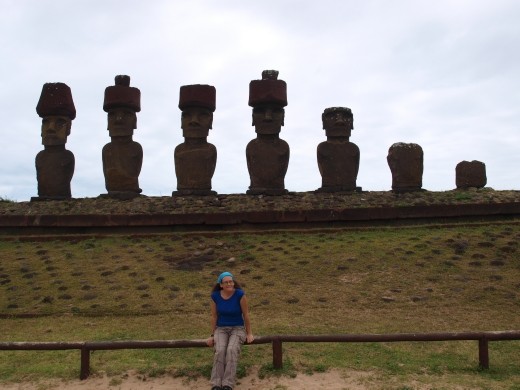 Anakena Beach - 'Ahu Nau Nau'