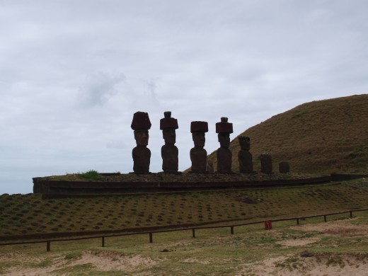Anakena Beach - 'Ahu Nau Nau'