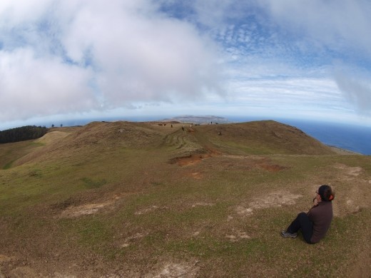 Maunga Terevaka - view from the islands highest point