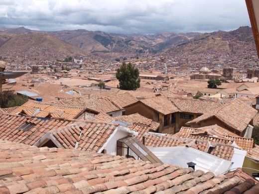 Cusco - view from our hostel