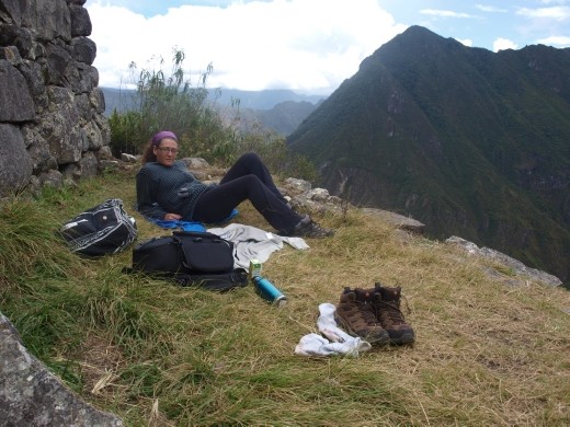 Machu Picchu - chillin' on the terraces