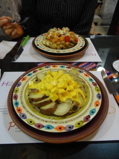 Arequipa - Hatunpa restaurant - home of the potato dish !