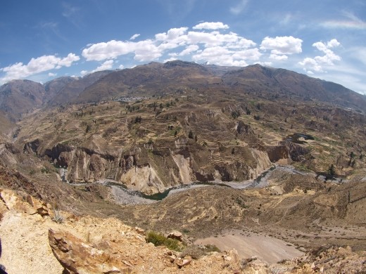 Start of the Colca Canyon