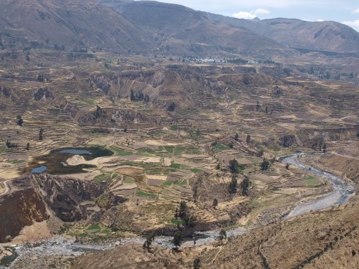 Start of the Colca Canyon