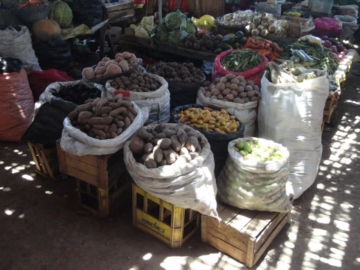 Nazca - local market