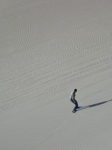 Nazca - sand boarding