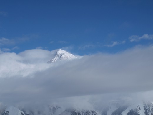 Flying with Talkeetna Air Taxi - summit of Mt McKinley