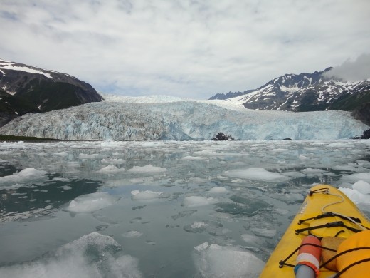 Kayak Day - Aialik Glacier - pack ice