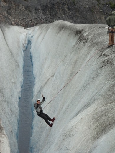 Ice Climbing on Exit Glacier