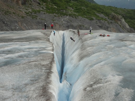 Ice Climbing on Exit Glacier