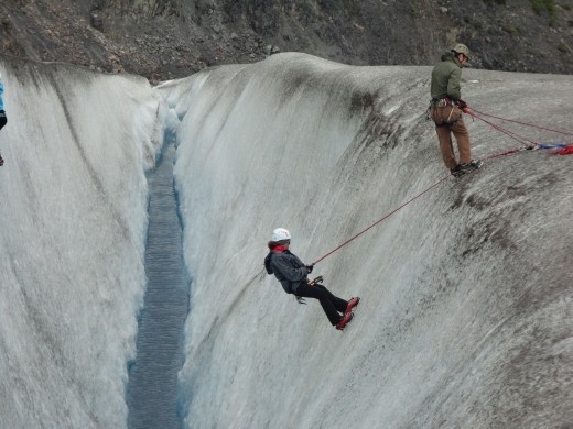 Ice Climbing on Exit Glacier