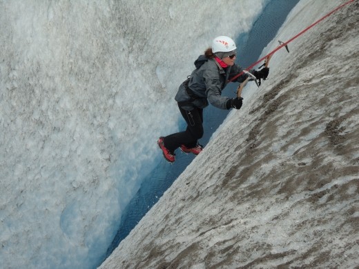 Ice Climbing on Exit Glacier