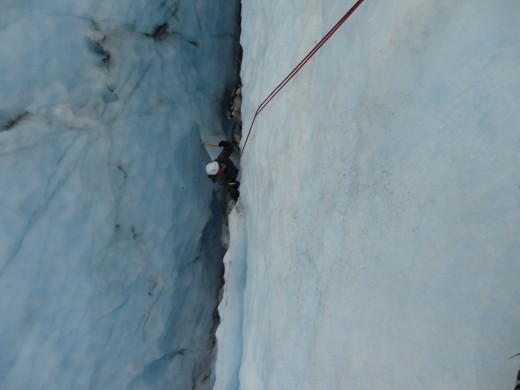 Ice Climbing on Exit Glacier