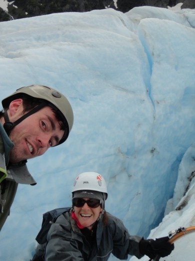 Ice Climbing on Exit Glacier