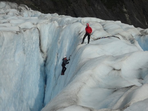 Ice Climbing on Exit Glacier