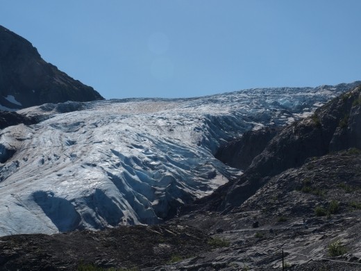 Exit Glacier - edge of the Glacier