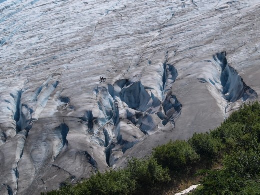 Harding Ice Field Trail - ice climbers