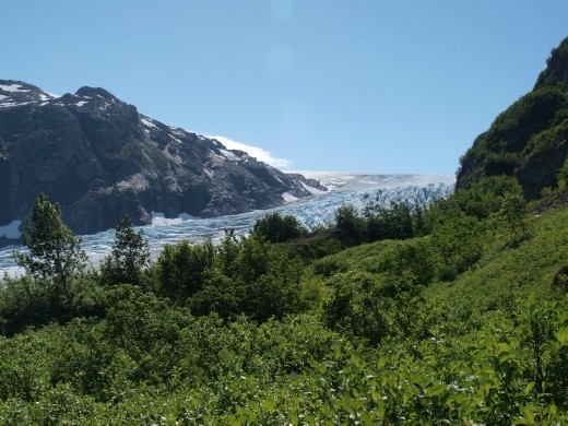 Harding Ice Field Trail - exit glacier