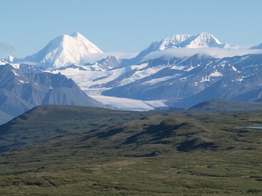 Denali Highway - view from our camper when we awoke