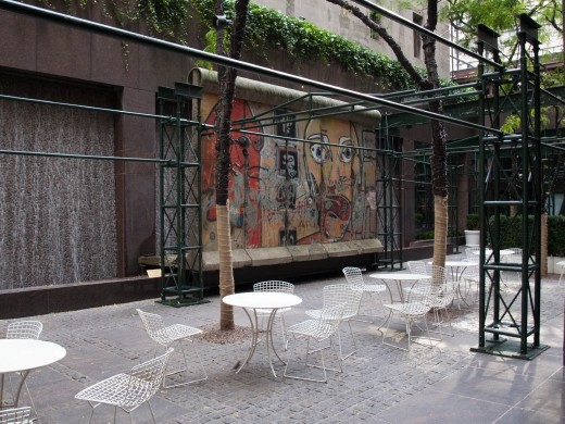 A 5 piece section of the Berlin Wall