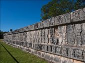 Chichen Itza - Tzompantli (Platform of the skulls): by dannygoesdiving, Views[400]