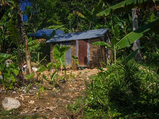 Dwellings alongside the roadside